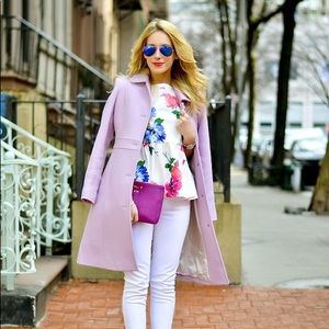 Kate Spade Floral Peplum Top